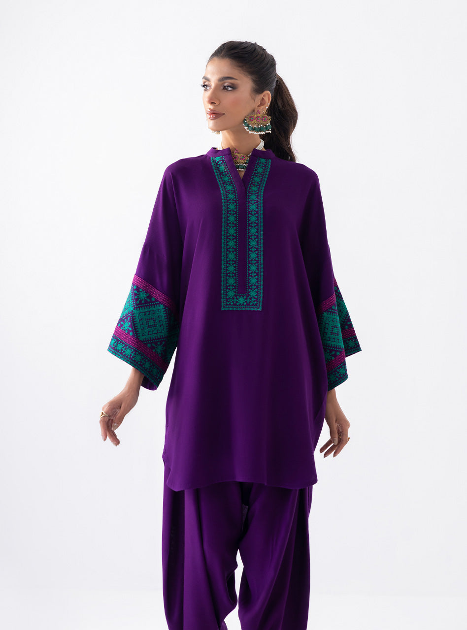 Zainab Chottani | Aara Casual Pret |  Blushing Plum - Ladies Clothes 