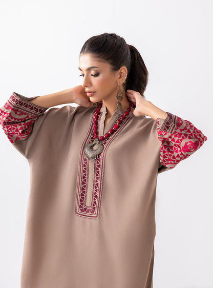 Zainab Chottani | Aara Casual Pret |  Sandy Beige - Ladies Clothes 