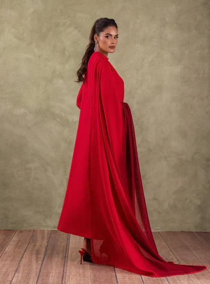 Zainab Chottani | Eid Edit 24 | Scarlet Rose - Wedding Dress - Maria Faisal