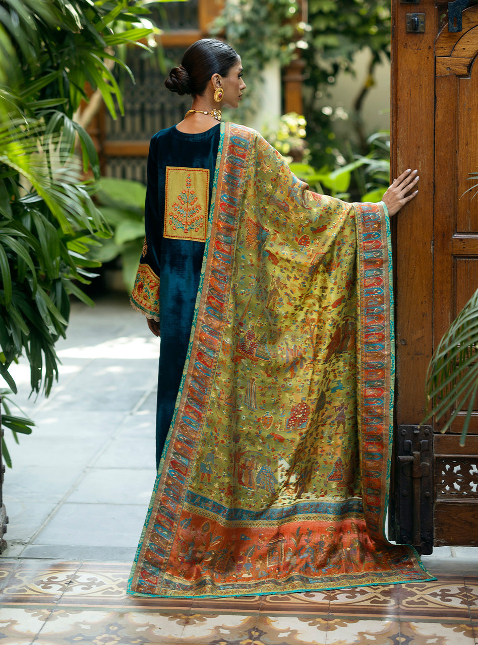 Zainab Chottani | Makhmal Luxe Pret | Soltani - Ladies Clothes - Maria Faisal