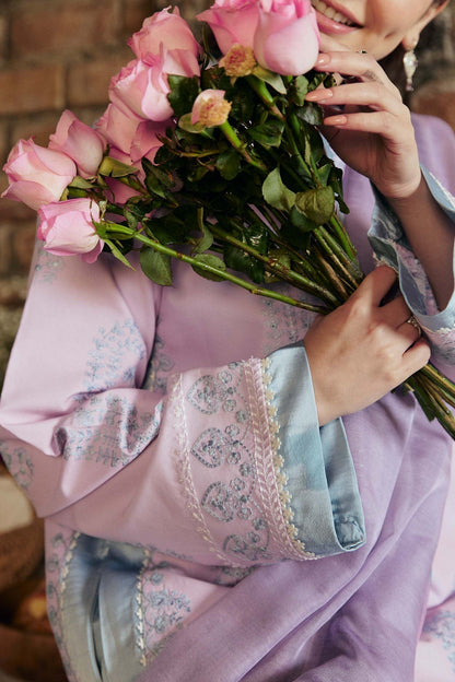 Zara Shahjahan | Coco Lawn Vol 2 | DIARA-4B - Designer Dress with Intricate embroidery and embellishments. Shop elegent wedding dress at Maria Faisal.