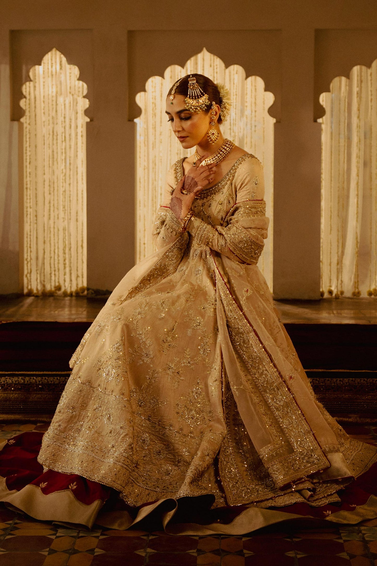 Zara Shahjahan | Bridal 2024 | GUL-BAHAAR - Designer Dress with Intricate embroidery and embellishments. Shop elegent wedding dress at Maria Faisal.