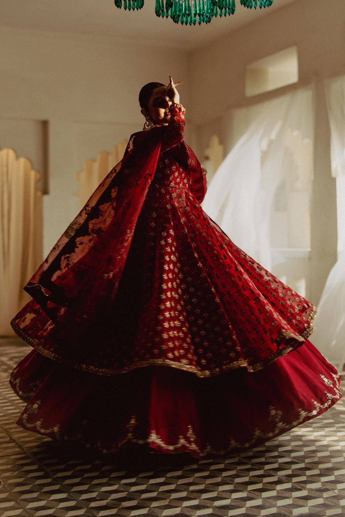 Zara Shahjahan | Bridal 2024 | GUL-MOHAR - Designer Dress with Intricate embroidery and embellishments. Shop elegent wedding dress at Maria Faisal.