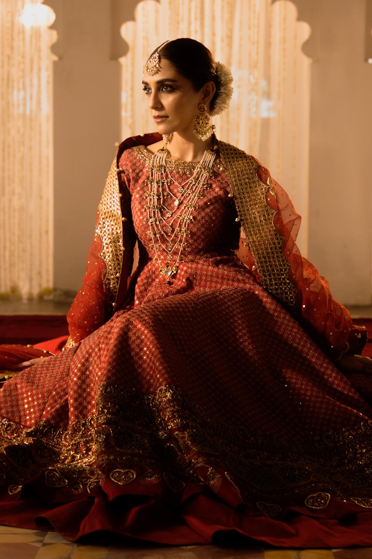 Zara Shahjahan | Bridal 2024 | KEHKASHAAN - Designer Dress with Intricate embroidery and embellishments. Shop elegent wedding dress at Maria Faisal.