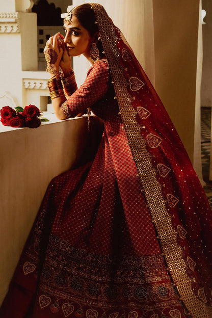Zara Shahjahan | Bridal 2024 | KEHKASHAAN - Designer Dress with Intricate embroidery and embellishments. Shop elegent wedding dress at Maria Faisal.