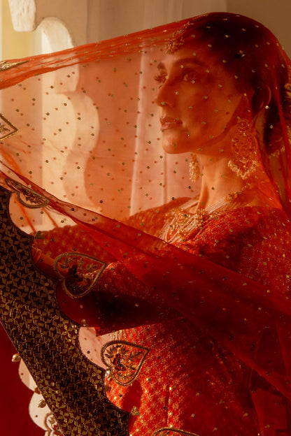 Zara Shahjahan | Bridal 2024 | KEHKASHAAN - Designer Dress with Intricate embroidery and embellishments. Shop elegent wedding dress at Maria Faisal.