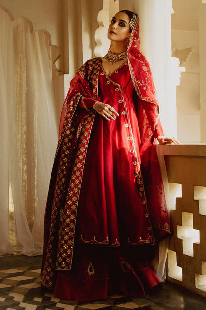 Zara Shahjahan | Bridal 2024 | CHAMPA - Designer Dress with Intricate embroidery and embellishments. Shop elegent wedding dress at Maria Faisal.