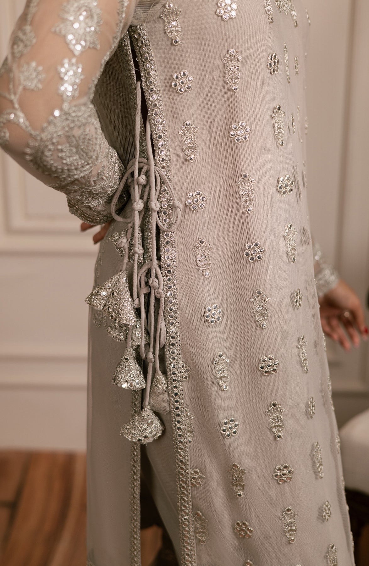 Zarif | Inayat Wedding Formals |  ZRI 05 DHANAK - Designer Dress with Intricate embroidery and embellishments. Shop elegent wedding dress at Maria Faisal.