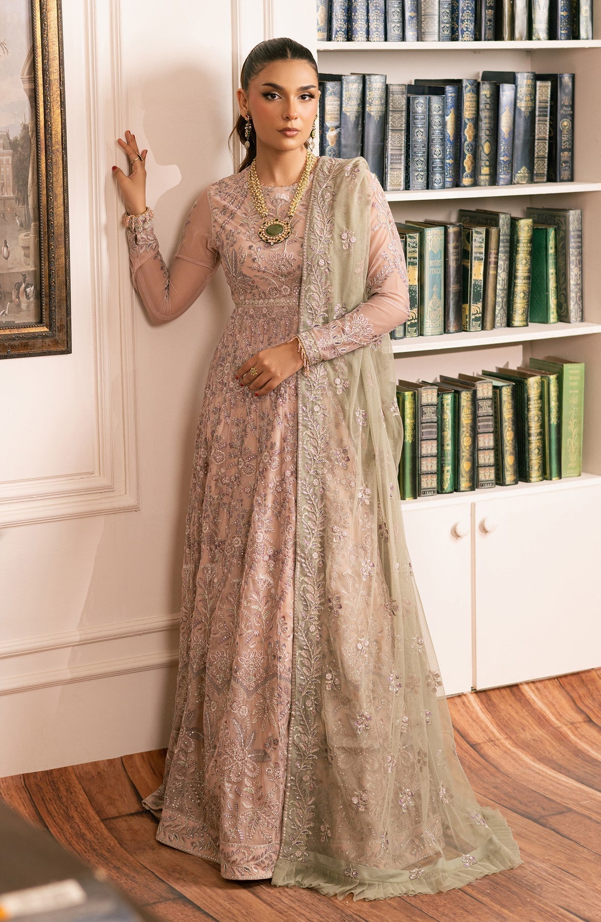 Zarif | Inayat Wedding Formals |  ZRI 01 DIVAAN - Designer Dress with Intricate embroidery and embellishments. Shop elegent wedding dress at Maria Faisal.