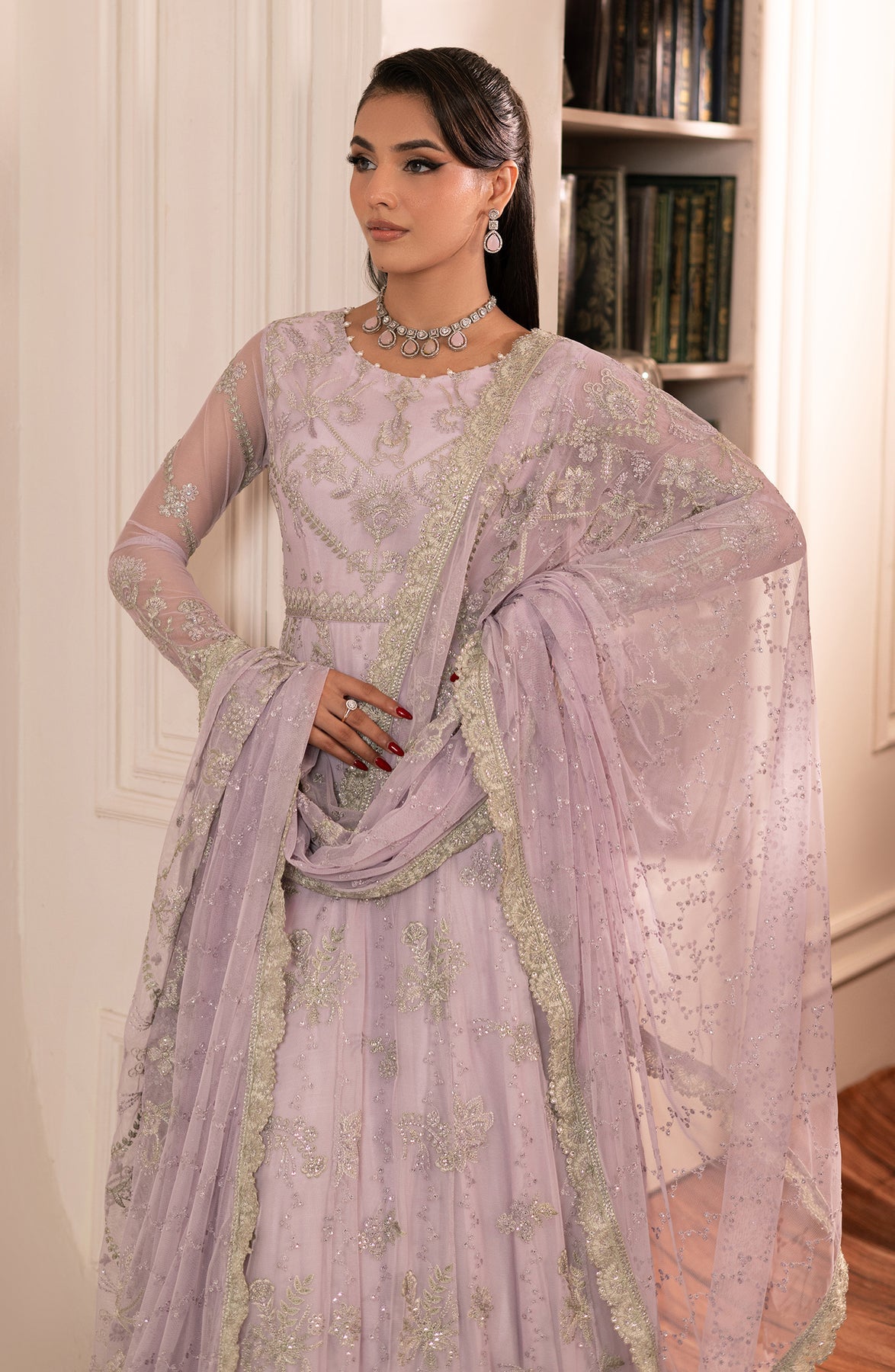 Zarif | Inayat Wedding Formals |  ZRI 03 MAНТААВ - Designer Dress with Intricate embroidery and embellishments. Shop elegent wedding dress at Maria Faisal.