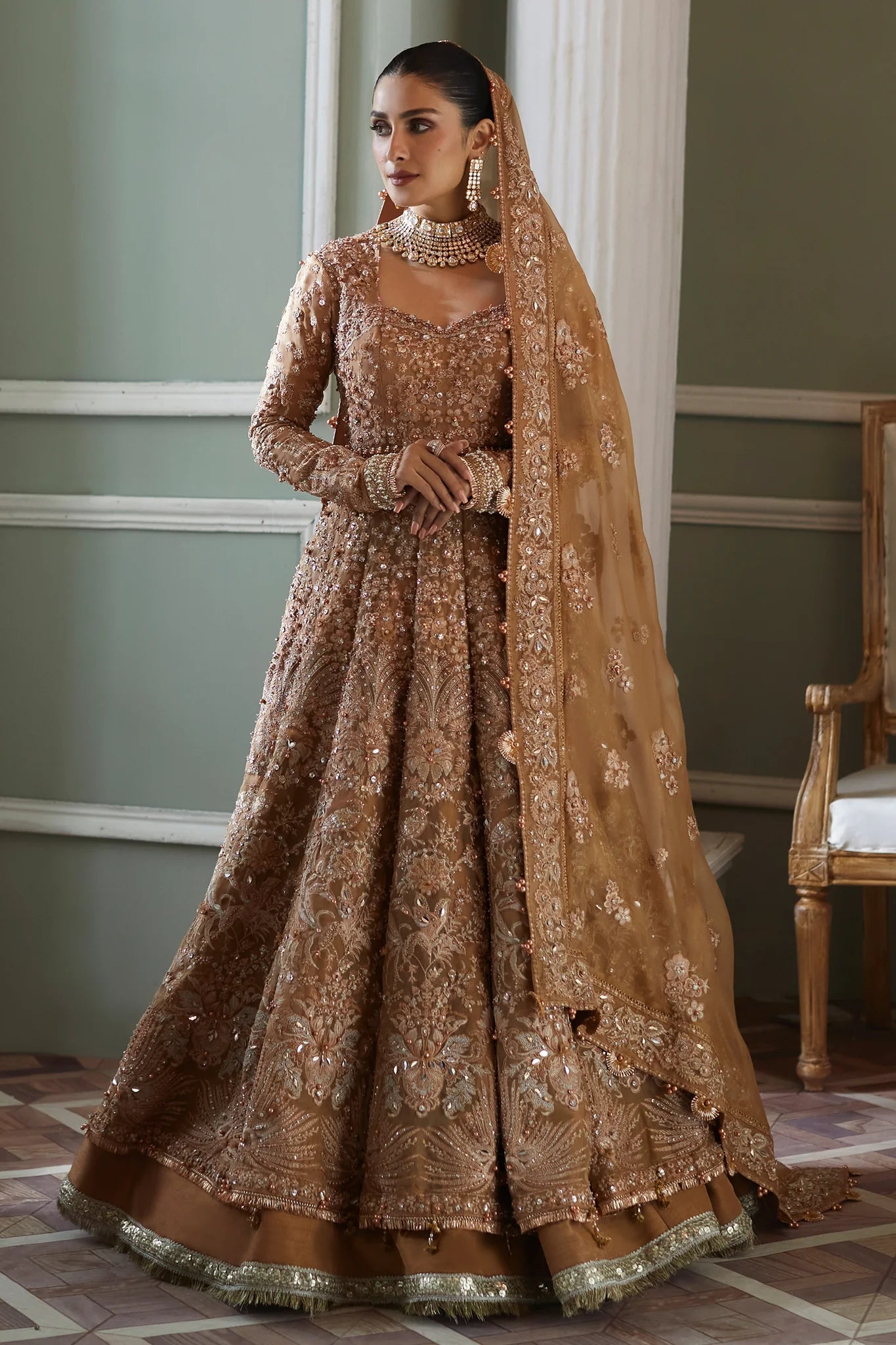 Elan | Wedding Formals | ZARIN (EC23-03) - Bridal Dress - available at Maria Faisal in UK and USA.
