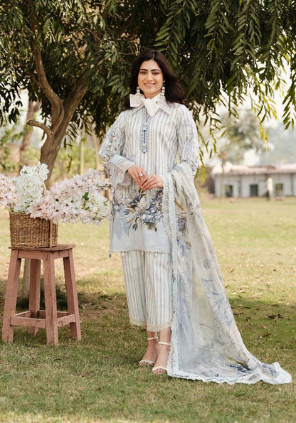 Zarqash | Luxe Lawn 24 | ZQ 15 - Ladies Clothes - Maria Faisal