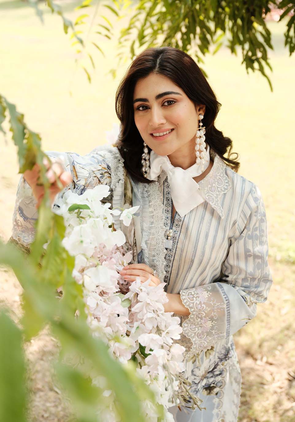 Zarqash | Luxe Lawn 24 | ZQ 15 - Ladies Clothes - Maria Faisal