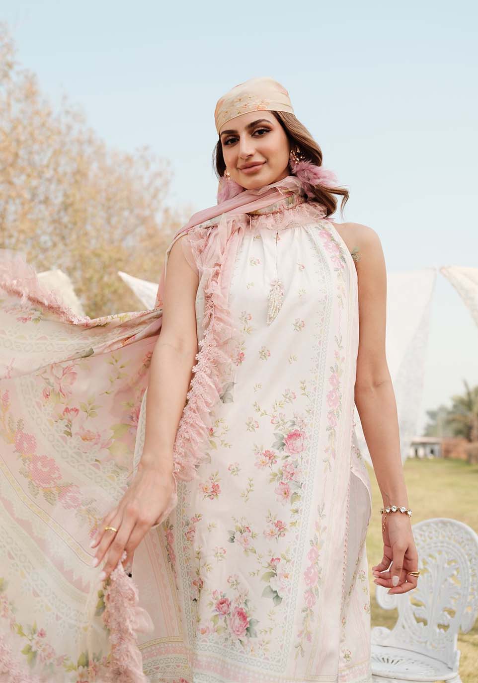 Zarqash | Luxe Lawn 24 | ZQ 5 - Ladies Clothes - Maria Faisal
