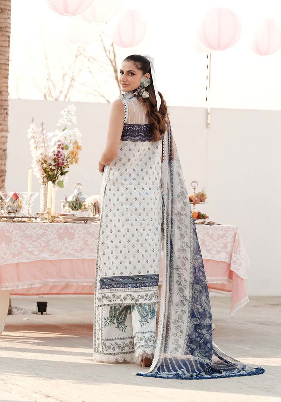 Zarqash | Luxe Lawn 24 | ZQ 10 - Ladies Clothes - Maria Faisal