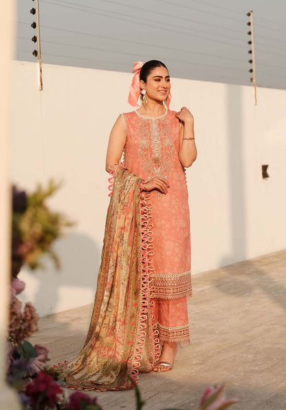 Zarqash | Luxe Lawn 24 | ZQ 4 - Ladies Clothes - Maria Faisal