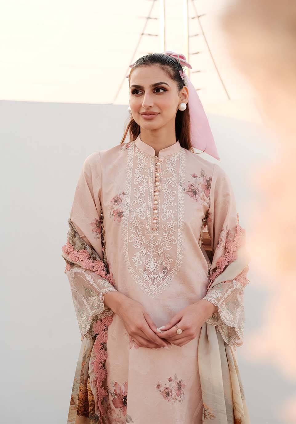 Zarqash | Luxe Lawn 24 | ZQ 11 - Ladies Clothes - Maria Faisal