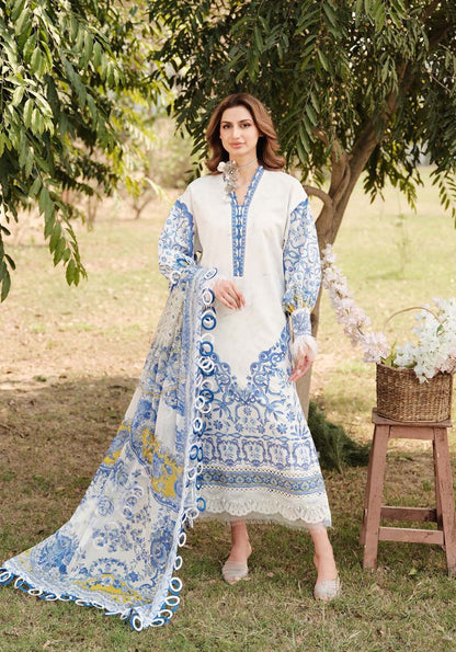 Zarqash | Luxe Lawn 24 | ZQ 7 - Ladies Clothes - Maria Faisal