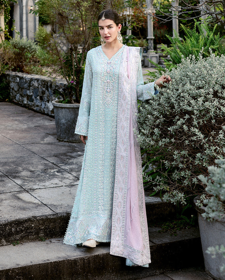 Mushq | Saugaat Pret | Zehra - Luxury Dress - available at Maria Faisal in UK and USA.