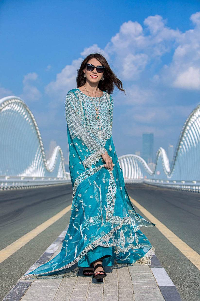 Kara | Kamdani Festive Collection | Zephyr Hues by Maria Faisal - Registered Vendor of : Kara - type : Ladies Clothes - 100% original wedding dresses