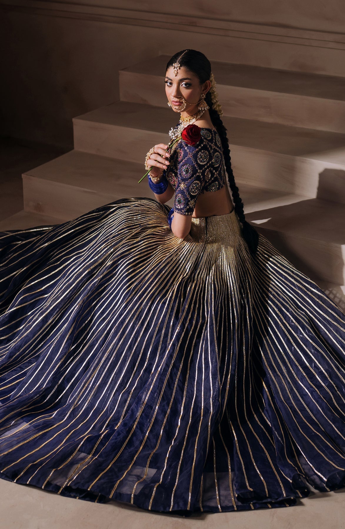 Zevk | Malika Jaan Bridals |  BIBBO JAAN - Designer Dress with Intricate embroidery and embellishments. Shop elegent wedding dress at Maria Faisal.