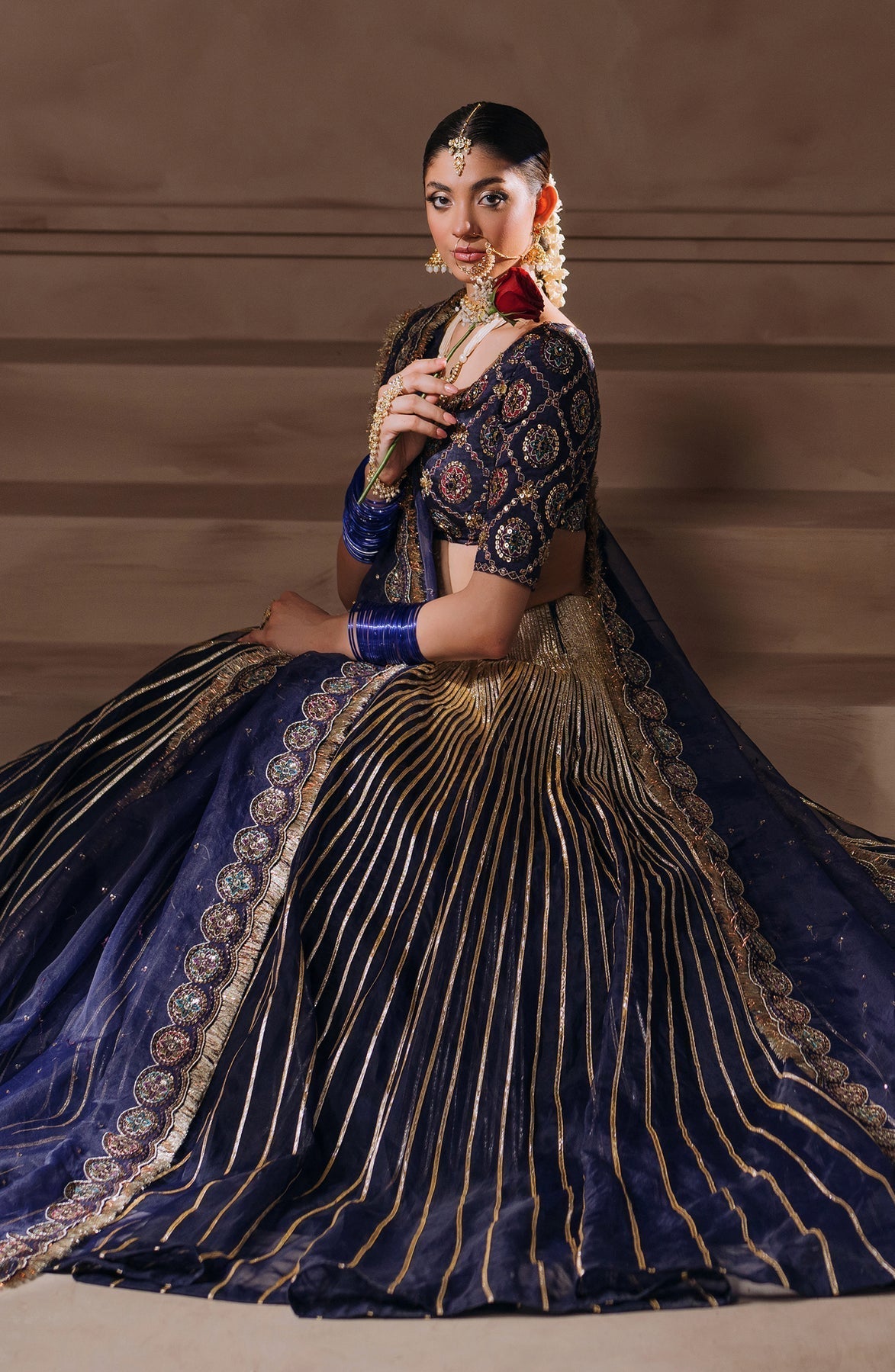 Zevk | Malika Jaan Bridals |  BIBBO JAAN - Designer Dress with Intricate embroidery and embellishments. Shop elegent wedding dress at Maria Faisal.