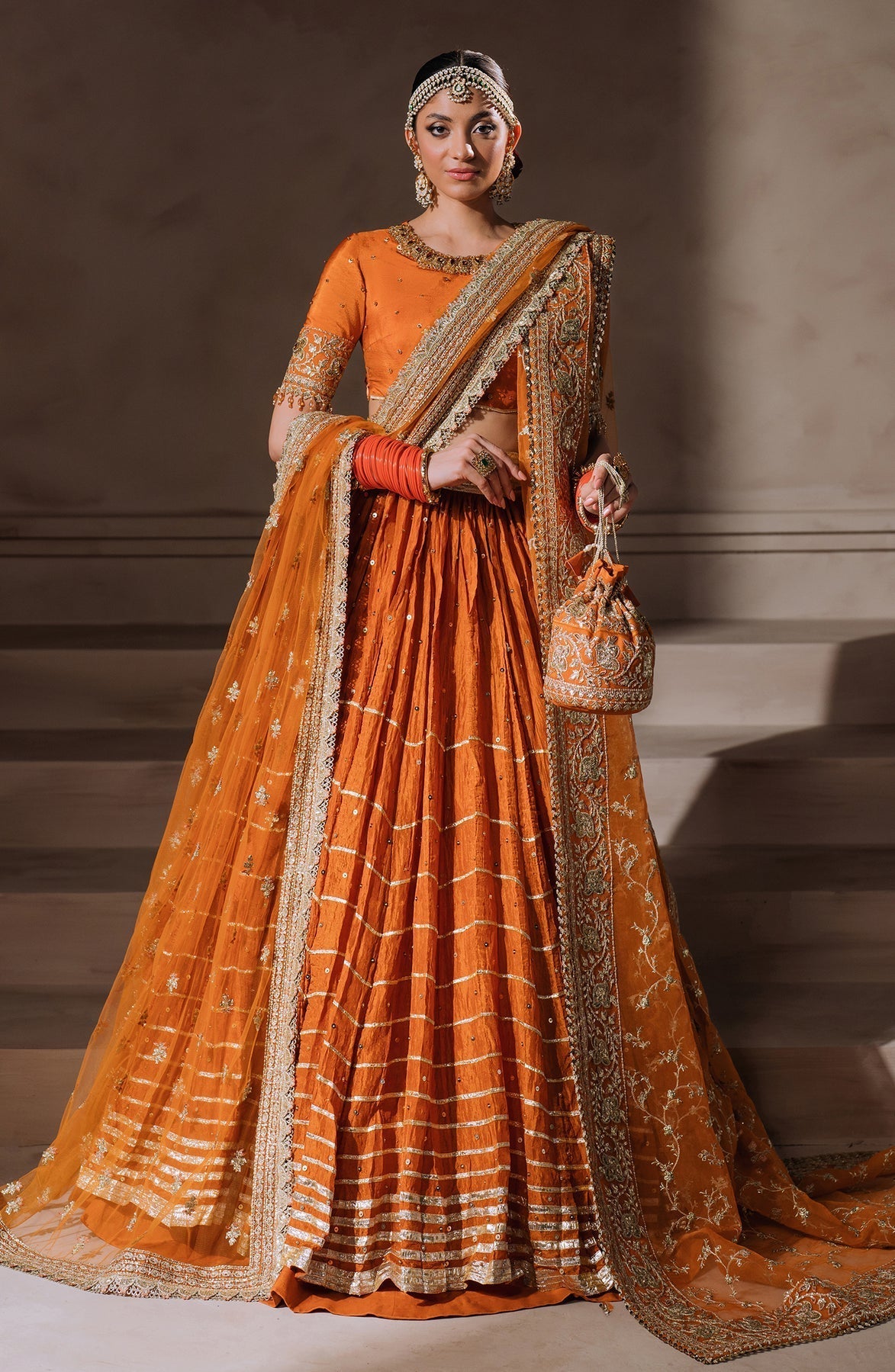 Zevk | Malika Jaan Bridals |  AALAM ZAIB - Designer Dress with Intricate embroidery and embellishments. Shop elegent wedding dress at Maria Faisal.