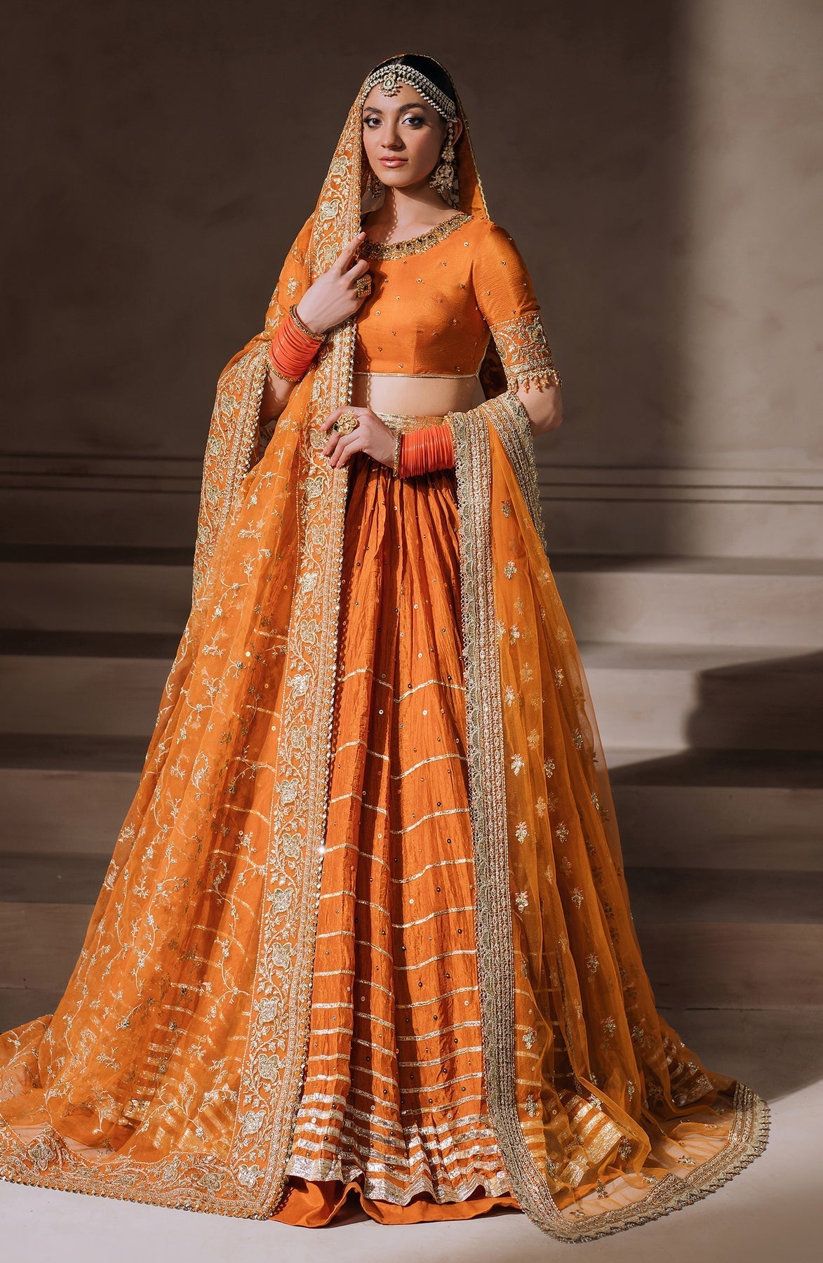 Zevk | Malika Jaan Bridals |  AALAM ZAIB - Designer Dress with Intricate embroidery and embellishments. Shop elegent wedding dress at Maria Faisal.