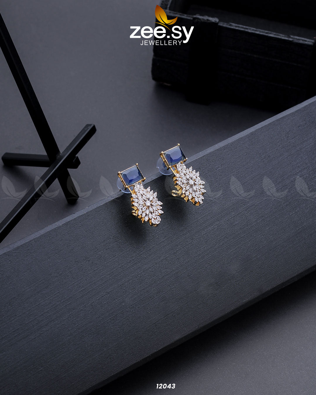 Zircon Cluster Earrings - Earrings 