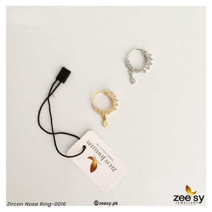 Zircon Nose Ring-0016 - Nose ring 