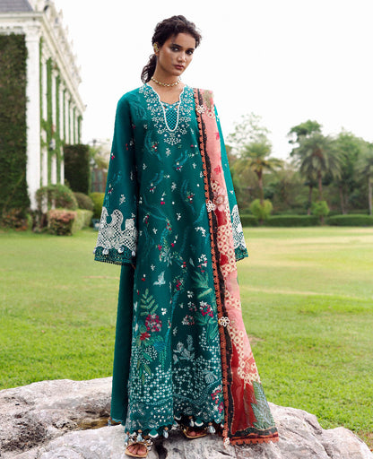 Republic Womenswear | Lilas Lawn 26 | Ziva - Luxury Dress - available at Maria Faisal in UK and USA.
