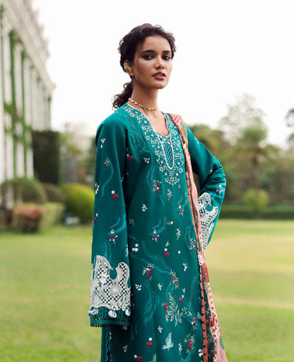 Republic Womenswear | Lilas Lawn 26 | Ziva - Luxury Dress - available at Maria Faisal in UK and USA.