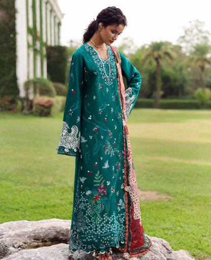 Republic Womenswear | Lilas Lawn 26 | Ziva - Luxury Dress - available at Maria Faisal in UK and USA.
