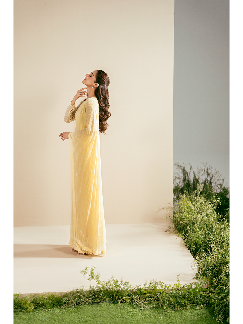 Ain | Luxe Edit | Ziya - Luxury Dress - available at Maria Faisal in UK and USA.