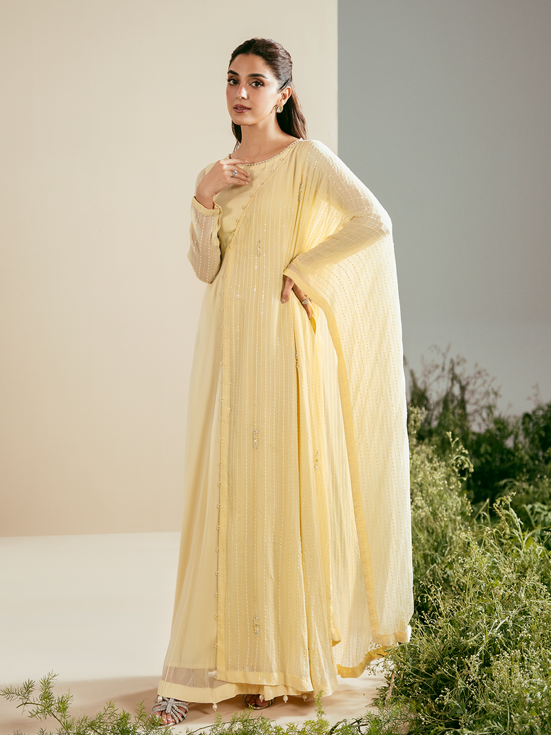 Ain | Luxe Edit | Ziya - Luxury Dress - available at Maria Faisal in UK and USA.