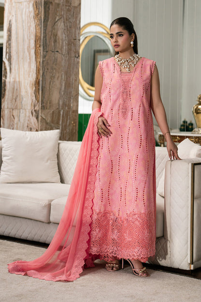 Rangrasiya | Carnation Eid Edit 26 | Zoey - Luxury Dress - available at Maria Faisal in UK and USA.
