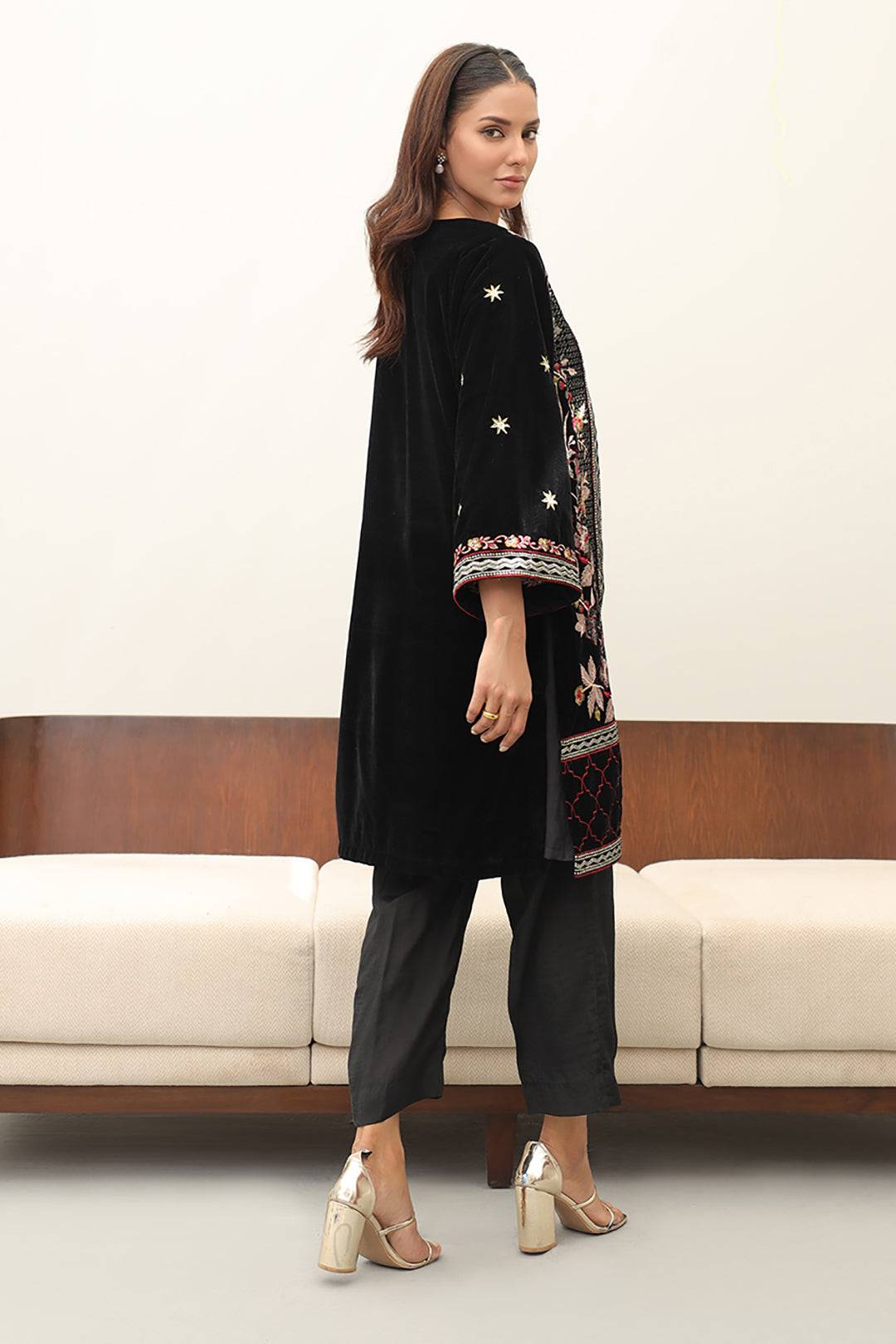 Zellbury | Winter Pret | Embroidered Kurta Trouser - 3273 by Maria Faisal - Registered Vendor of : Zellbury Women - type : Luxury Pret - 100% original wedding dresses