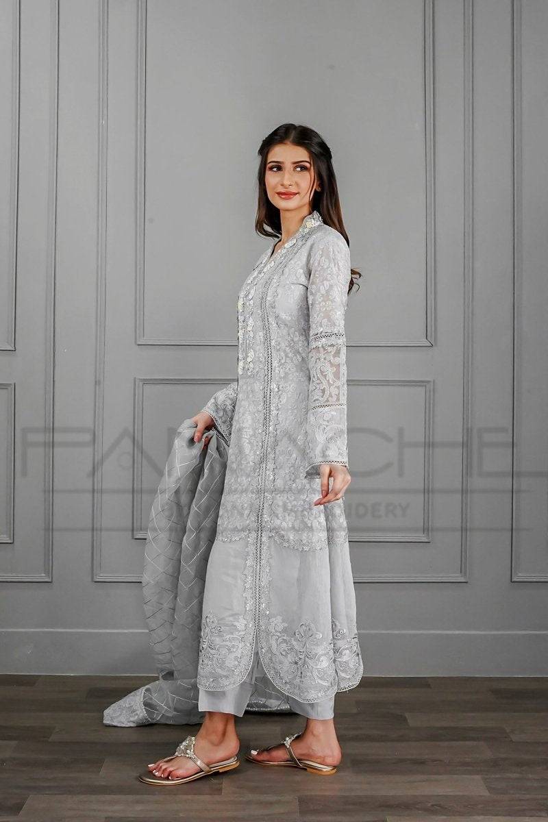 Panache | Pret | A Pastel Gray Dream by Maria Faisal - Registered Vendor of : Panache By Mona - type : Ladies Clothes - 100% original wedding dresses