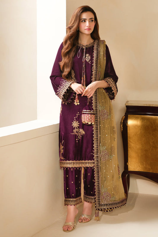 Jazmin | Velvet Edit 24 | VF-2032 - Ladies Clothes - Maria Faisal