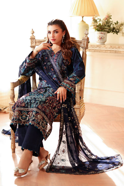 AA-201 – authentic Pakistani dress from the Aangan Luxury Raw silk collection for women in the UK