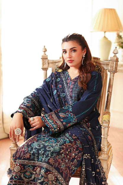 AA-201 – authentic Pakistani dress from the Aangan Luxury Raw silk collection for women in the UK