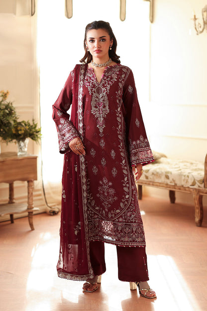 AA-203 – authentic Pakistani dress from the Aangan Luxury Raw silk collection for women in the UK