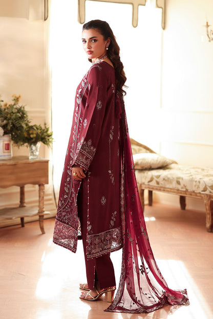 AA-203 – authentic Pakistani dress from the Aangan Luxury Raw silk collection for women in the UK