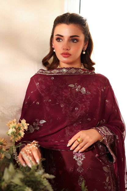 AA-203 – authentic Pakistani dress from the Aangan Luxury Raw silk collection for women in the UK