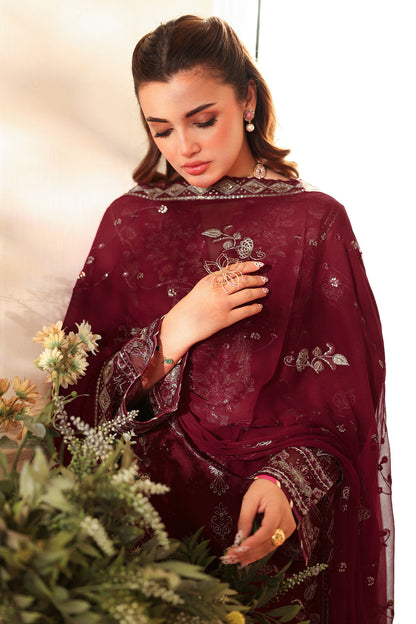 AA-203 – authentic Pakistani dress from the Aangan Luxury Raw silk collection for women in the UK