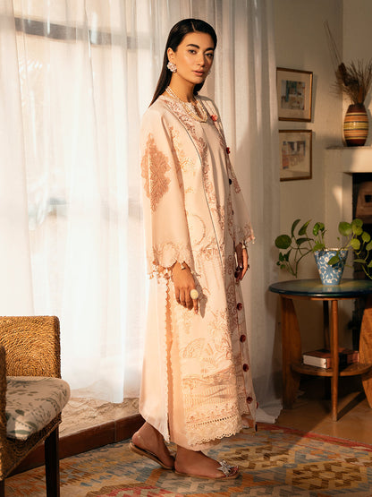 Izel | Dastak Luxury Lawn | AARZOO - Ladies Clothes 