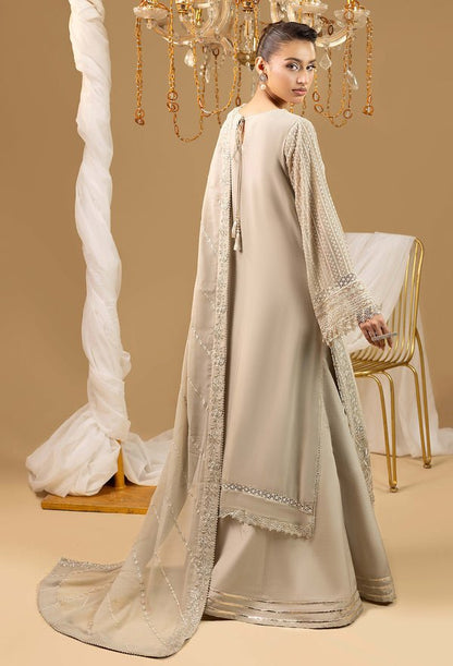 Adans Libas | Chiffon 25 | 7589 A - is Beige dress from Adans Libas - Ladies Clothes - Maria Faisal