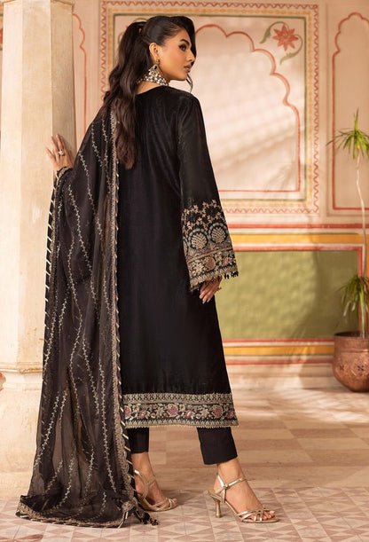 Adans Libas | Velvet 25 | 7523 V - is Black dress from Adans Libas - Ladies Clothes - Maria Faisal