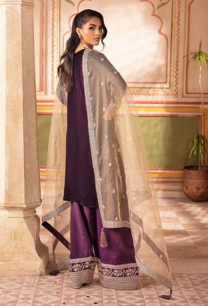 Adans Libas | Velvet 25 | 7526 V - is Purple dress from Adans Libas - Ladies Clothes - Maria Faisal