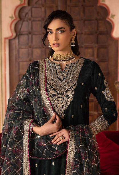 Adans Libas | Velvet 25 | 7527 V - is Black dress from Adans Libas - Ladies Clothes - Maria Faisal